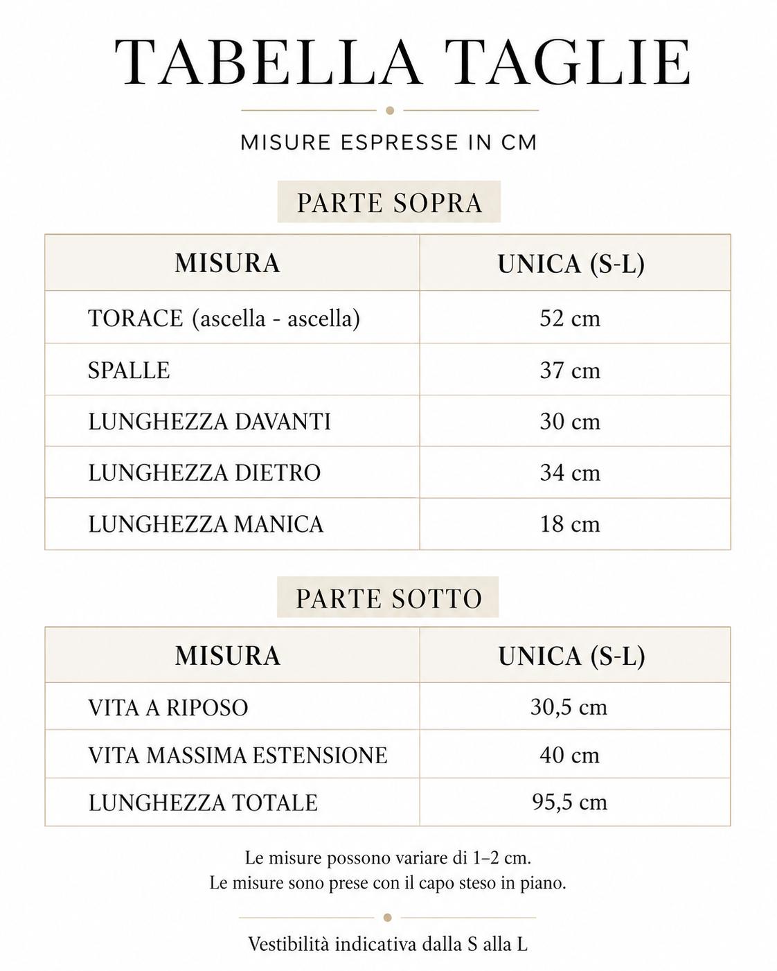 Completo Esmeralda – Top e Gonna Lunga