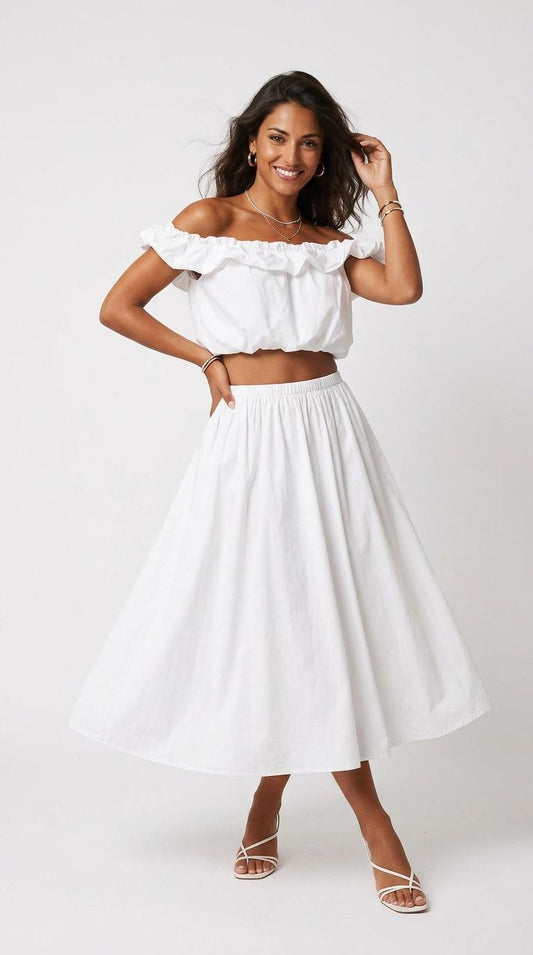 Coordinato Top e Gonna Luna