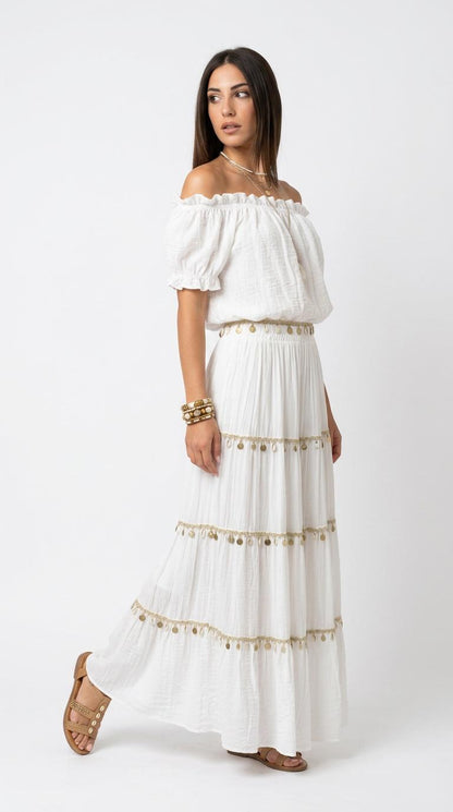 Completo Esmeralda – Top e Gonna Lunga