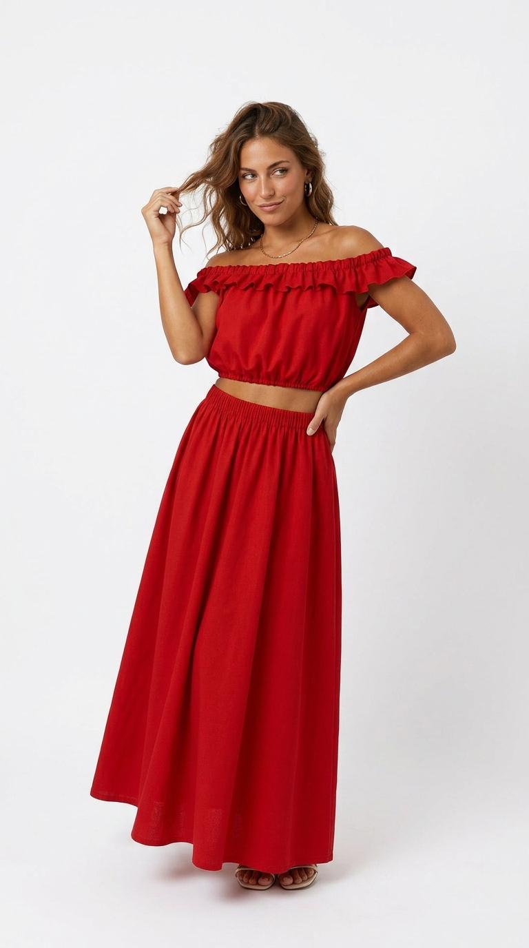 Coordinato Top e Gonna Luna