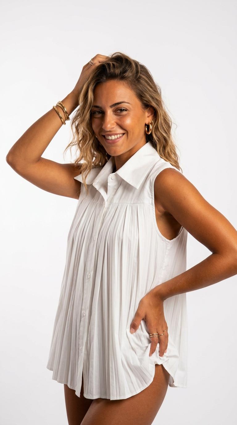 Camicia Plissè