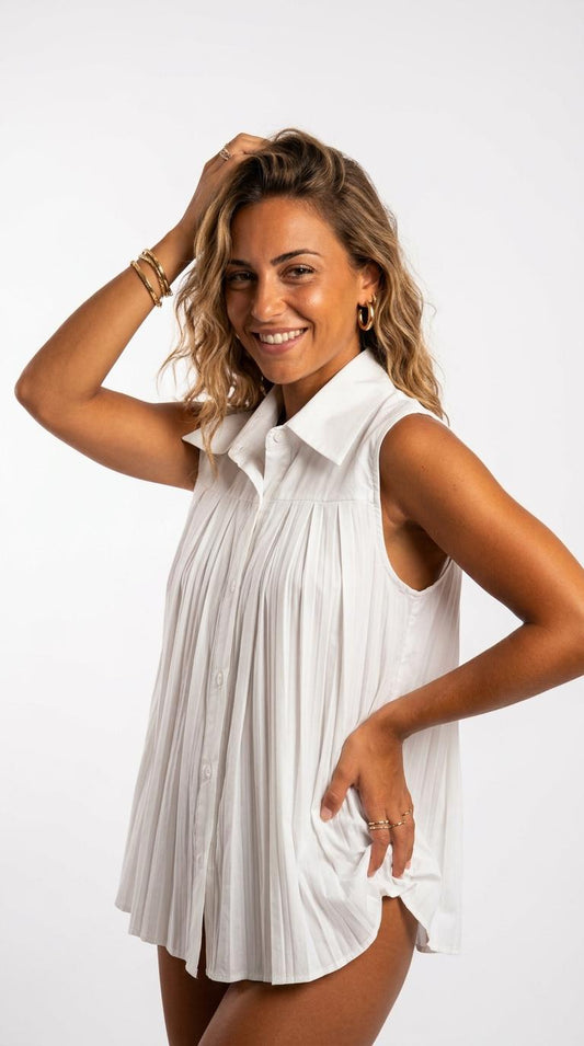Camicia Plissè