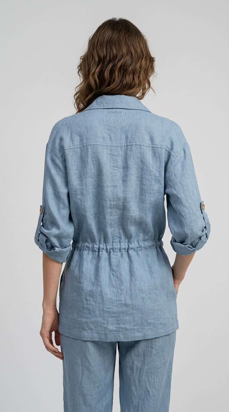 Camicia Safari in Lino